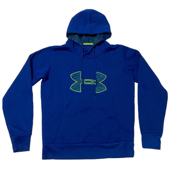 Under Armour Tops - Under Armour Hooded Sweatshirt Hoodie Semi Fitted Pullover Athletic Athleisure